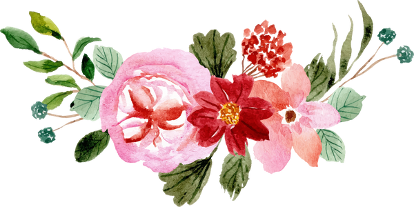 Watercolor Flower Arrangement